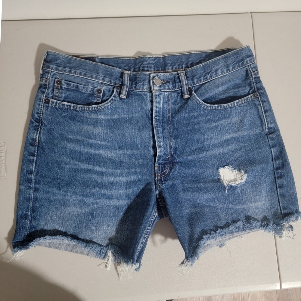 Levi's Blue Jean Shorts
